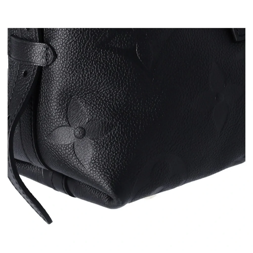 Louis Vuitton Carryall Zip NM PM Hobo M46288 Noir Monogram Empreinte + Pouch